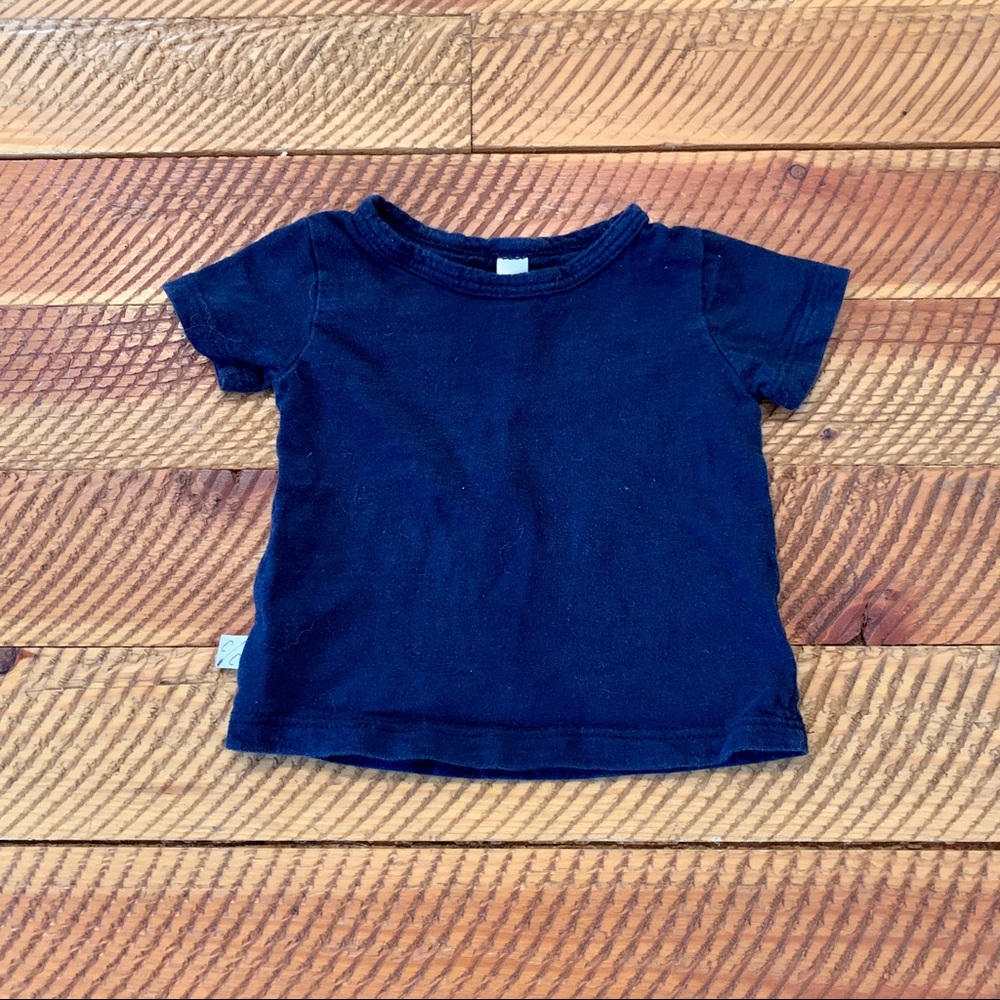 Childhoods Basic Tee Navy Blue size 0-3 months
